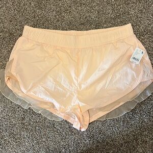Peach fp movement shorts NWT SIZE LARGE